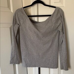Free People Women's Long Sleeve Off the Shoulder Top